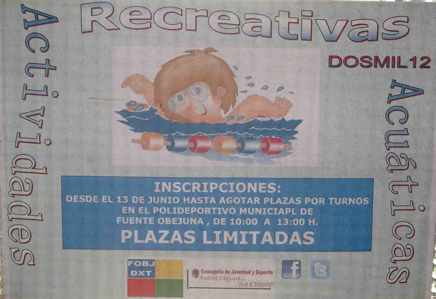 Actividades Recreativas Acuticas 2012