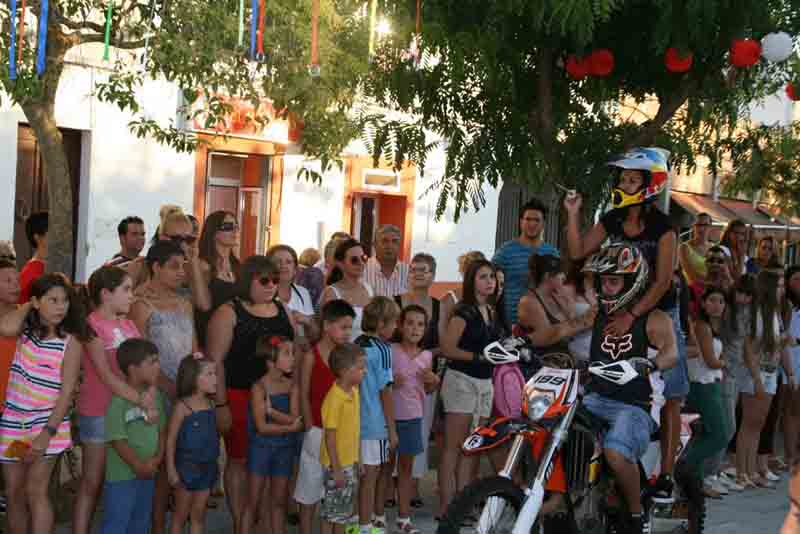 Cintas en moto, Km urbano y tiro con carabina 