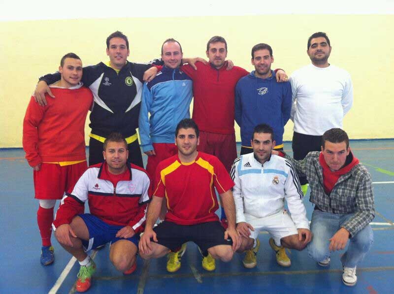 Campeones Liga local y copa de ftbol sala