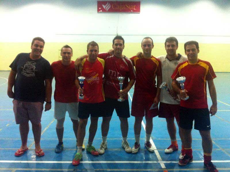 Campeones Liga local y copa de ftbol sala