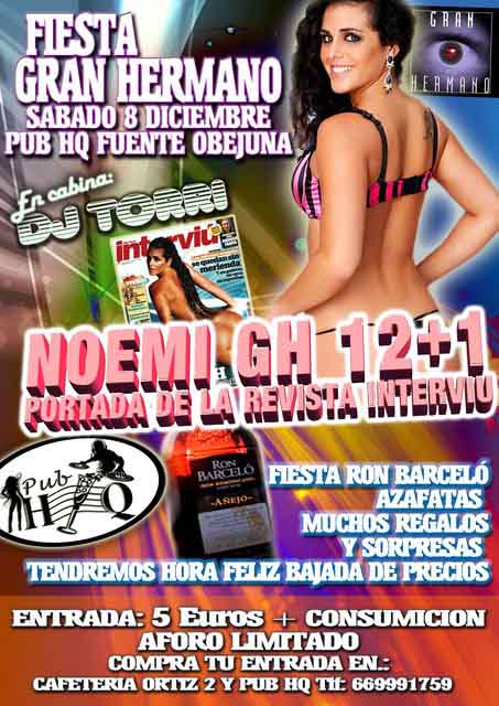      Fiesta Gran Hermano en Pub HQ