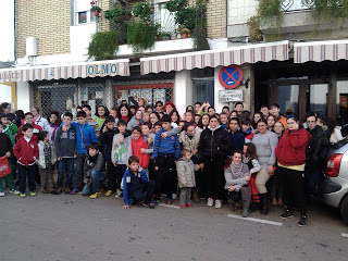 Participantes congregados antes de iniciar la bsqueda