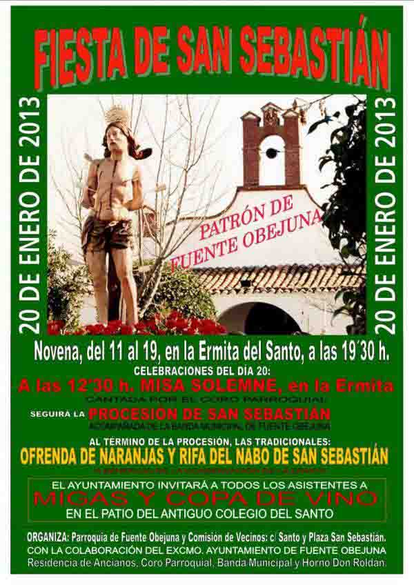 Cartel de la Fiesta de San Sebastin 