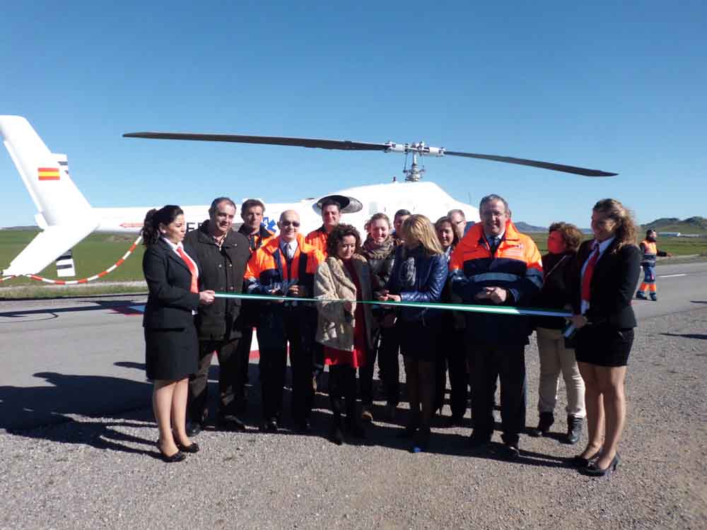 Helipuerto en Fuente Obejuna para los helicpteros del 061