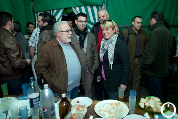 Las ltimas horas de la acampada de Belmez(Foto Cordopolis)