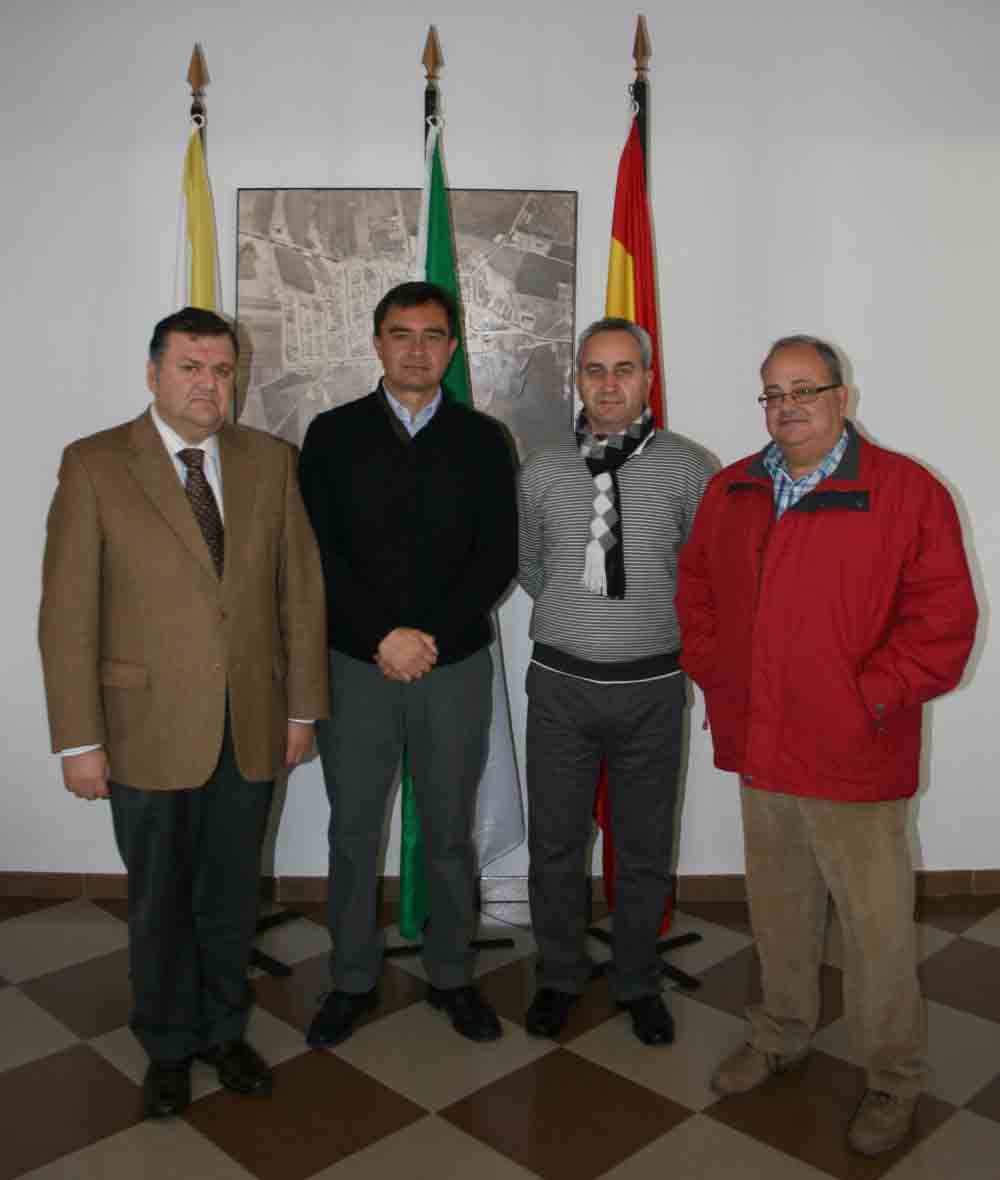 Zurera con los alcaldes de la zona Zepa del Guadiato 