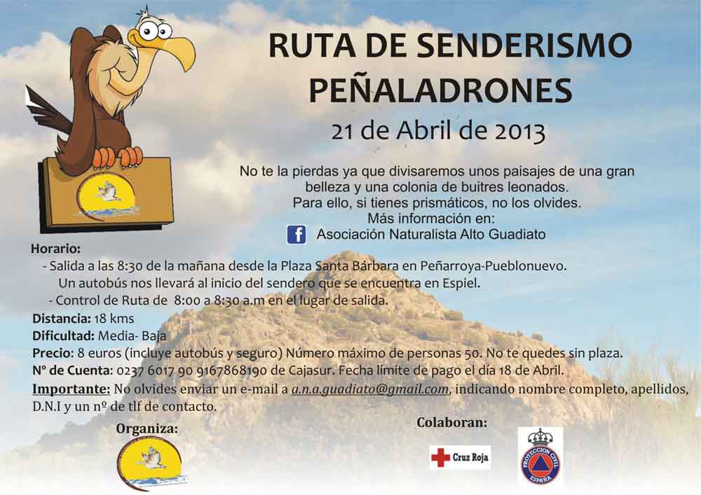 Ruta de senderismo Pea Ladrones