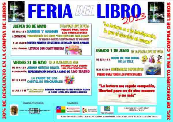 Cartel feria del libro