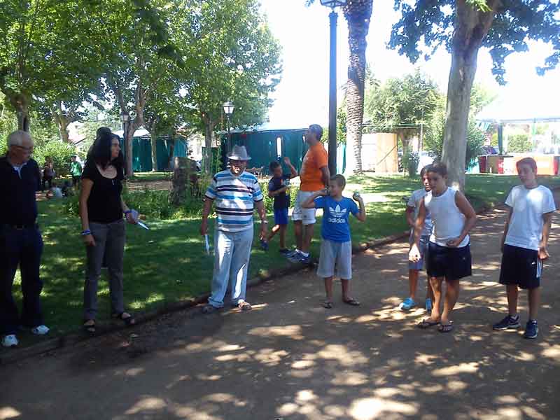 Torneo infantil de petanca de Feria