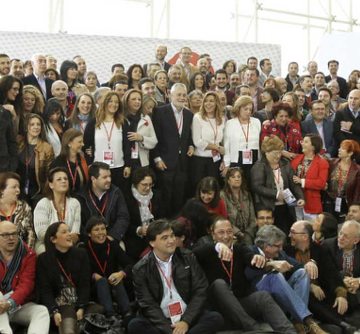 Foto de familia del PSOE de Andaluca