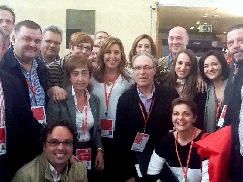 Foto de familia del PSOE de Andaluca