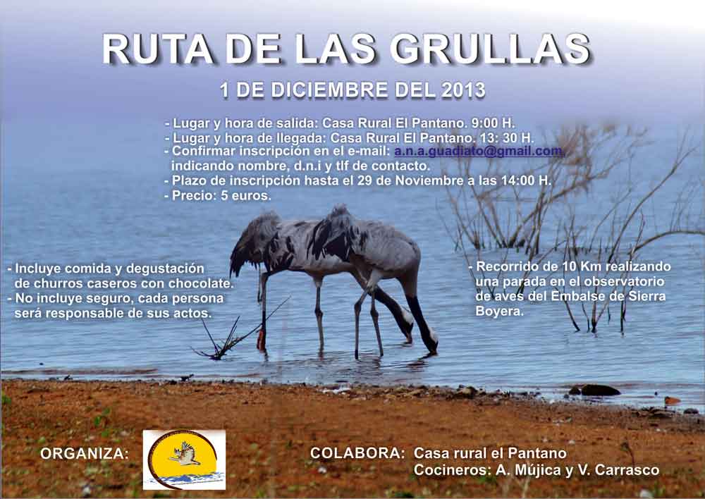 Ruta de las grullas, 1 de diciembre