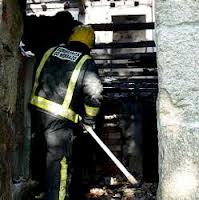 El holln fue la causa del incendio, foto archivo