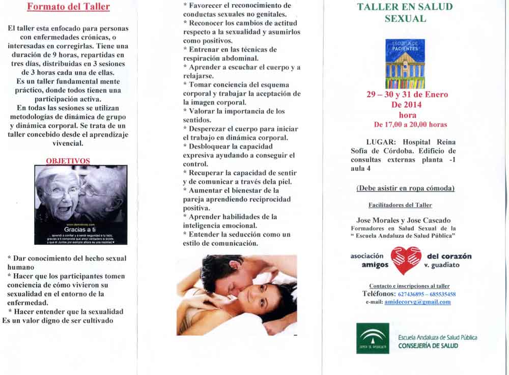 Taller de salud sexual en Reina Sofa