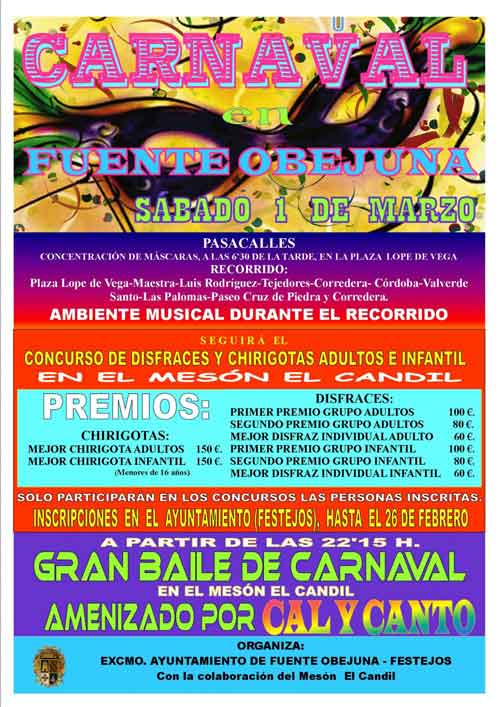 Disfruta del Carnaval de Fuente Obejuna