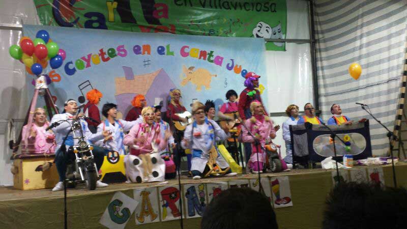 Relacin de las 7 comparsas participantes en el carnaval 2014 