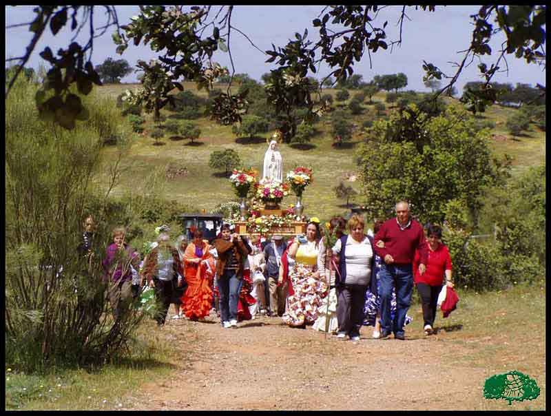 Romeras durante el mismo fin de semana