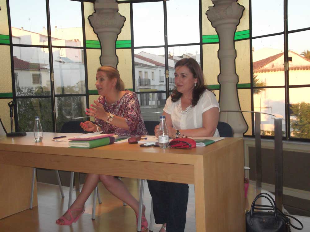 Presidenta y Gerente del G.D.R. del Valle del Guadiato