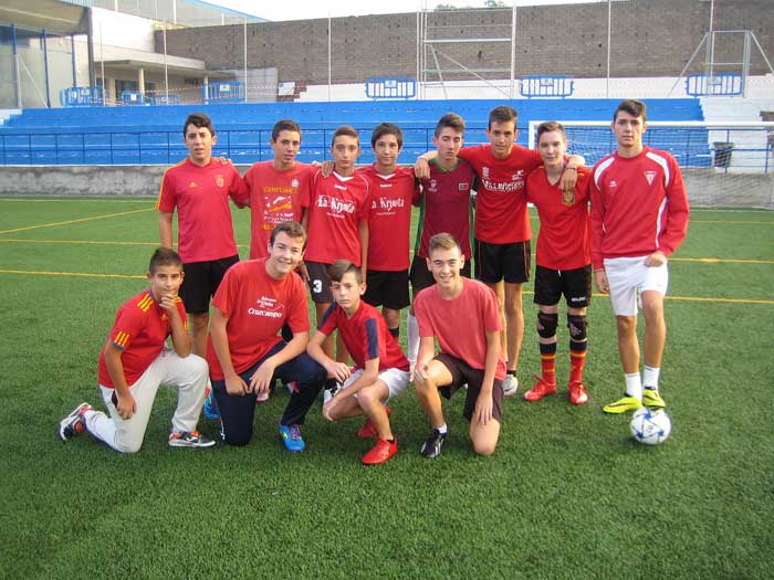 Equipo rojo ganador de hombres