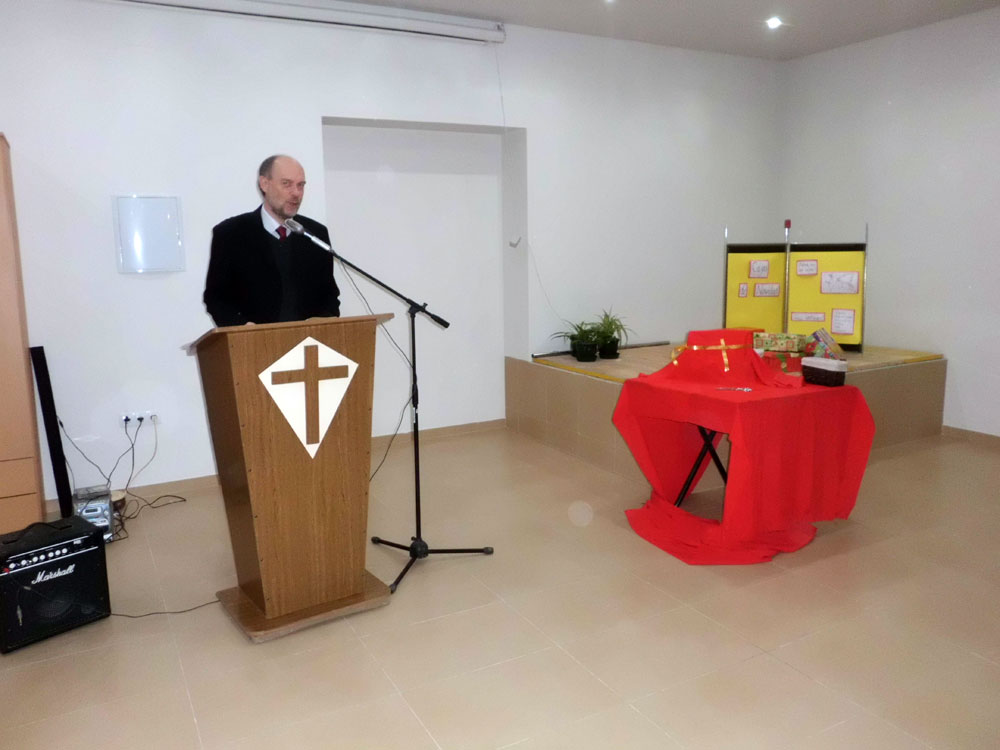 Inauguracin de   la Iglesia Evangelista en Pearroya