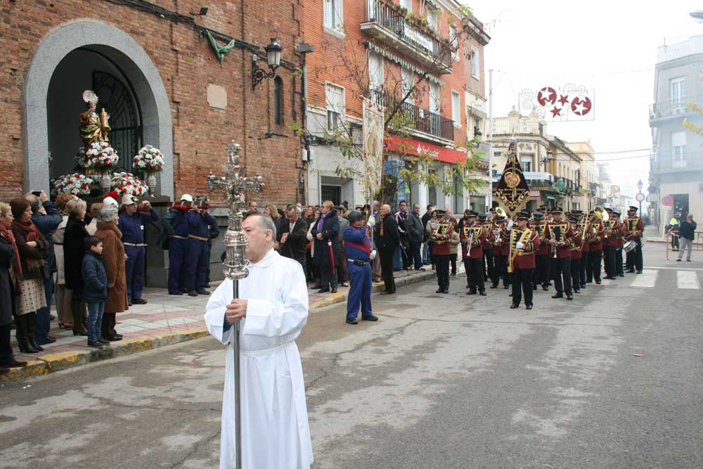 Festividad de Sta. Brbara, inicio de actividad procesional