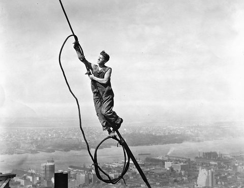 Fotografa de Charles C. Ebbets (1.932)
